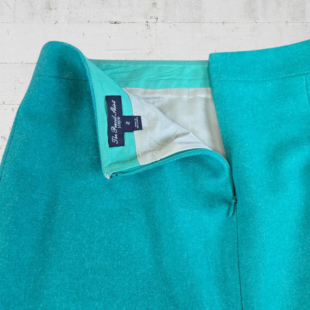 J. Crew green wool